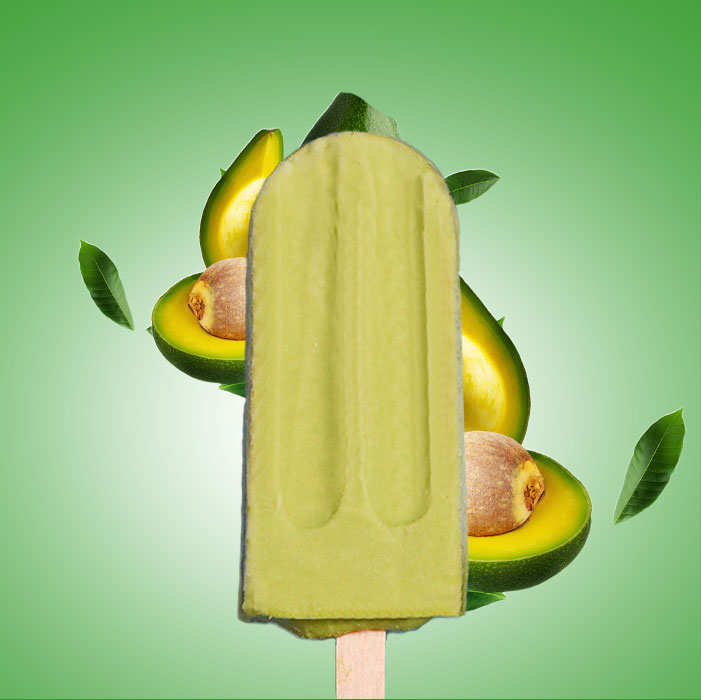 Avocado popsicle